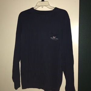 Vineyard vines long sleeve navy t-shirt